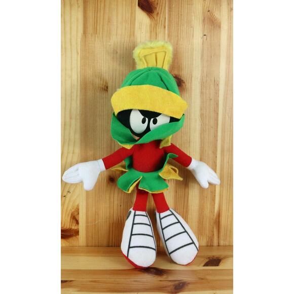 Vintage 1997 Applause Marvin the Martian 14" Plush Stuffed Toy Looney Tunes Toy - Picture 1 of 4
